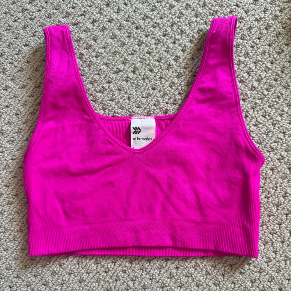 All in Motion Fuchsia Athletic Top